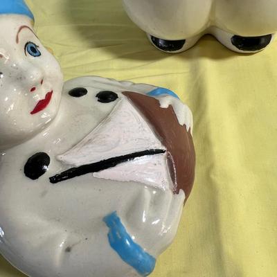 Shawnee Dutch Boy Cookie Jar, VINTAGE!