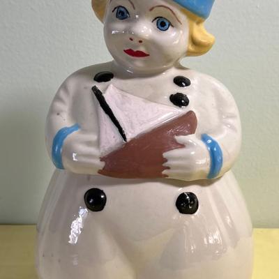 Shawnee Dutch Boy Cookie Jar, VINTAGE!