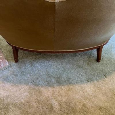 Gold Velvet Settee