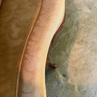 Gold Velvet Settee