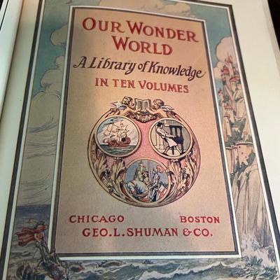 Wonder World 10 Voume Set Library of Knowledge 