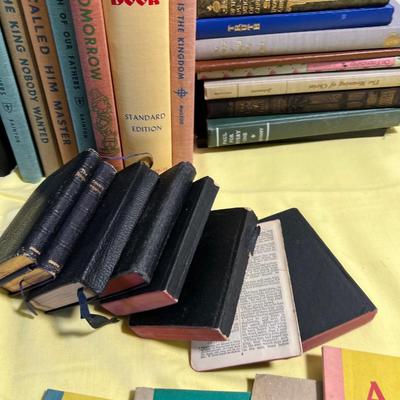 HUGE Collection of Bibles, Christian Book, Bible Story Books , Tiny Bibles to Regular Size. 