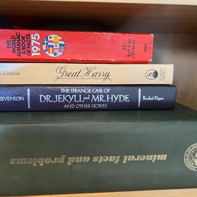 2 Full Shelves of Adult Novels and Texts Book, VINTAGE! Some Antique! 
