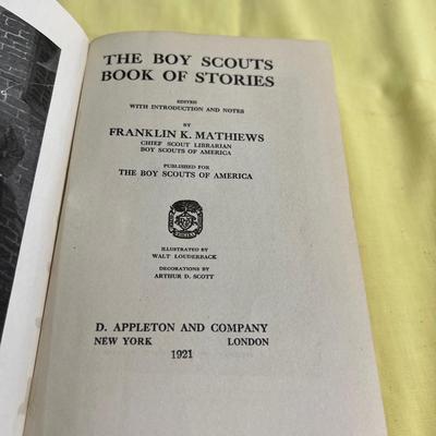 1921 Boy Scouts Book of Stories 