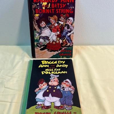 2 - 1942 Raggedy Ann & Andy Books 
