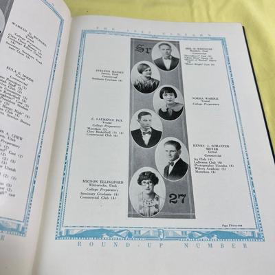 1924, 26, 27 &28 UNITA High School Year Book