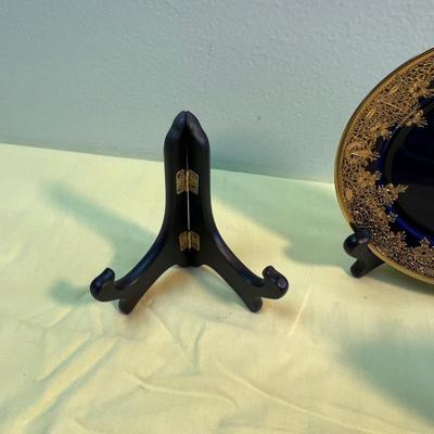 Nippon Hand Painted Cobalt Blue with Gold 
