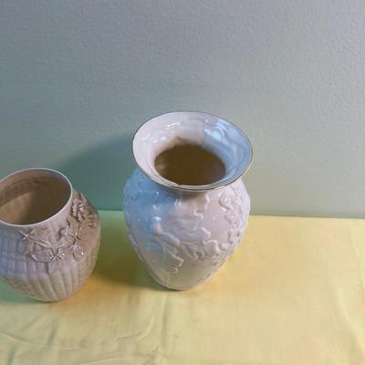 2 Belleek Vase 