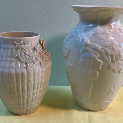 2 Belleek Vase 