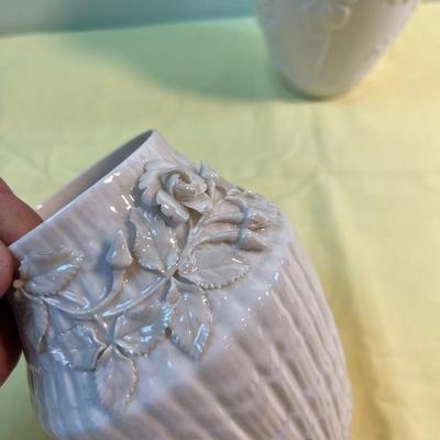 2 Belleek Vase 