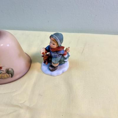 Goebel Bell and Small Figurine