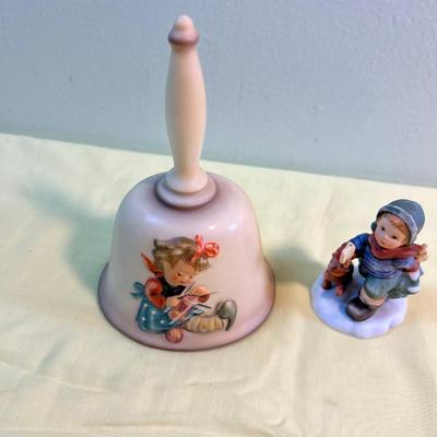 Goebel Bell and Small Figurine