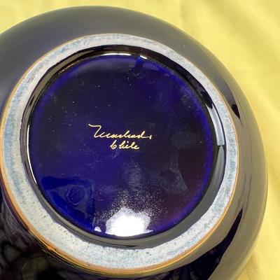 Cobalt Blue Covered Dish 