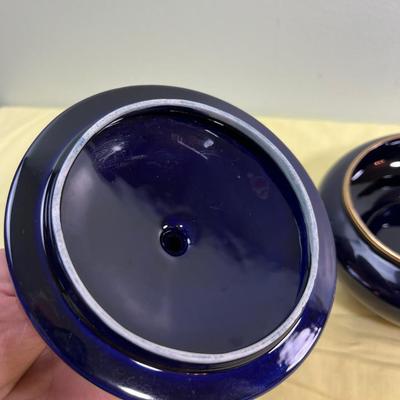 Cobalt Blue Covered Dish 