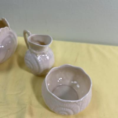 Irish Belleek  Bowls (5) Pieces