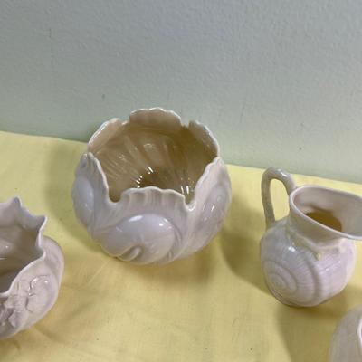 Irish Belleek  Bowls (5) Pieces