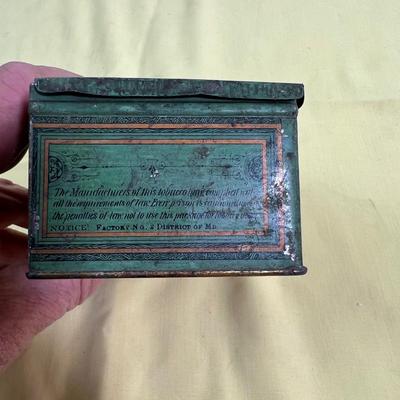 Antique Tabacco Tin 