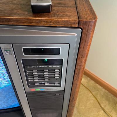 SONY Trinitron TV With Remote, Cabinet Style