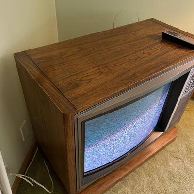 SONY Trinitron TV With Remote, Cabinet Style