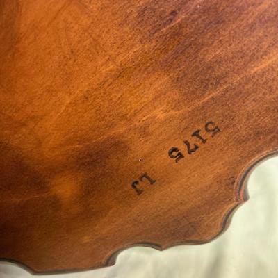 2 Teir Inlay Mohogany Table 