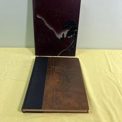 BUZZER - Actual Copper Front of 1933 and 1932 Utah State Agricultural Year Books 