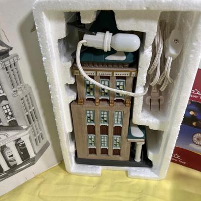 Department 56 and Bradford Exchange Christmas Village Items (3)