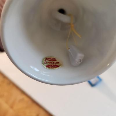 Lot of 7 Glass Bells Fenton, RCR Italian Crystal, Enesco, Lefton,