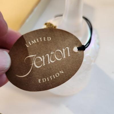 Lot of 7 Glass Bells Fenton, RCR Italian Crystal, Enesco, Lefton,