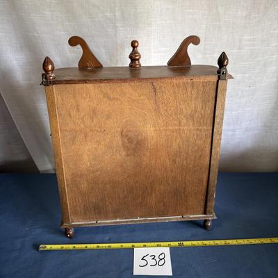Vintage Wall Curio Cabinet