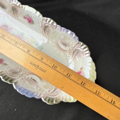 Lot 95 Bavarian Hand Painted Celery tray