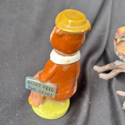 Lot 97 Yogi Bear Figure & Bird