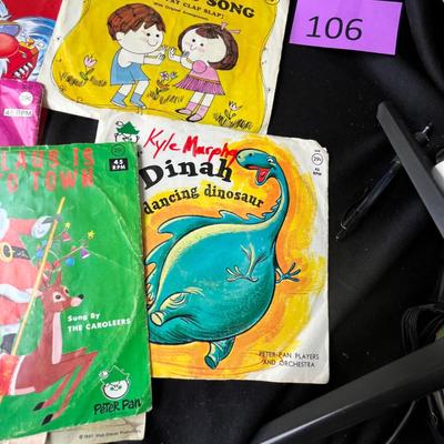 Lot 106 Childrens 45 records