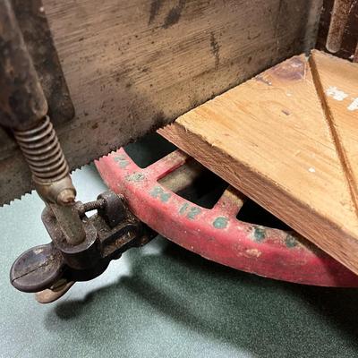 Sale Photo Thumbnail #979: Vintage Stanley Miter Box.  Precise angle cutting miter saw.  Well made.