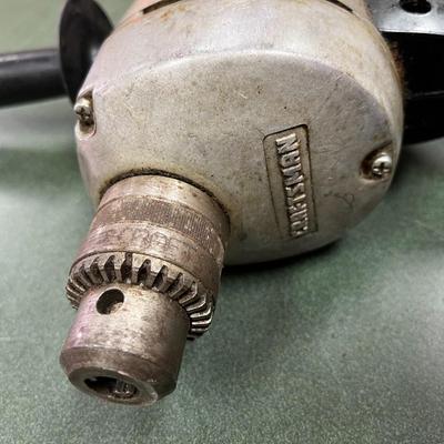 Sale Photo Thumbnail #987: Vintage Sears Craftsman 1/2 inch corded electric Drill.  Heavy Duty Commercial Model 315.11491.  Includes chuck key.  Testing/working