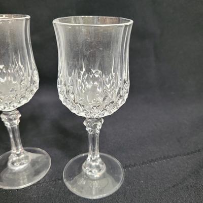 Pewter and Marble Cheese Tray and Crystal Glass (K-EL)