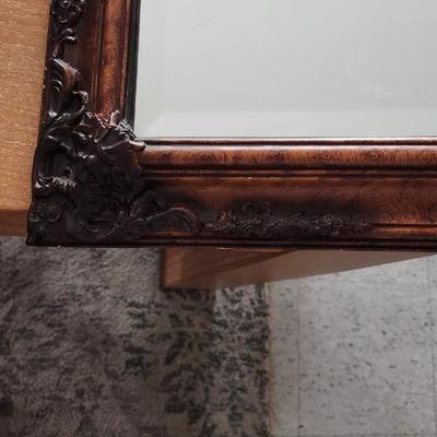 Sale Photo Thumbnail #471: Beautifully framed large beveled mirror