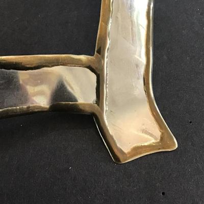 Silver And Brass Tone Cleopatra Choker Necklace