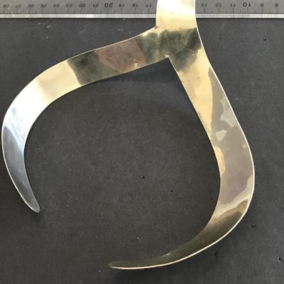 Silver And Brass Tone Cleopatra Choker Necklace