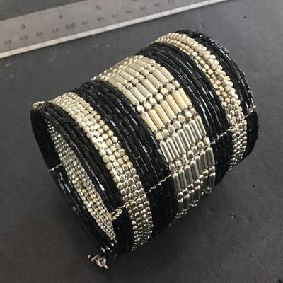Black and Silver Cuff