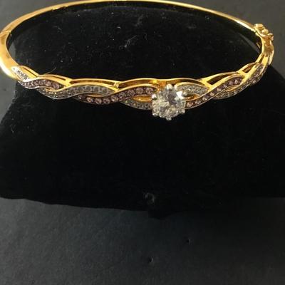Beautiful Dansbury mint crystal rhinestone bracelet