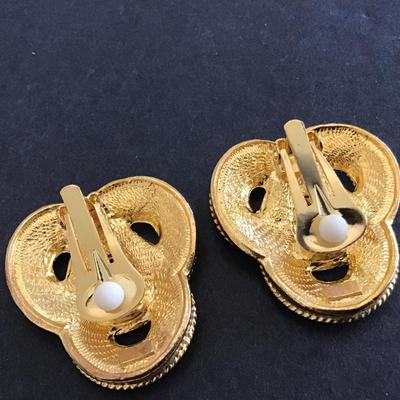 Large Clip on Earrings