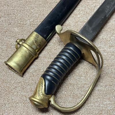 LOT 80B: Vintage CSA India Long Sword w/ Sheath