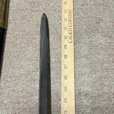 LOT 80B: Vintage CSA India Long Sword w/ Sheath