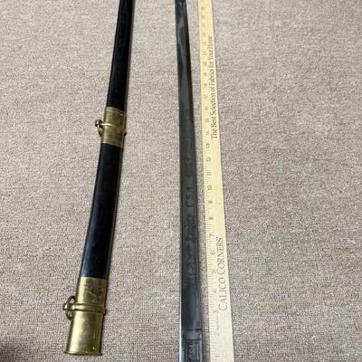 LOT 80B: Vintage CSA India Long Sword w/ Sheath