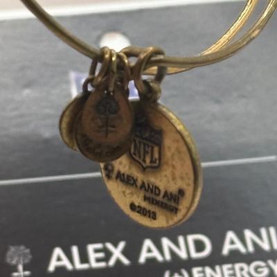 LOT 92J: Alex and Ani NFL Philadelphia Eagles Charm Bracelets