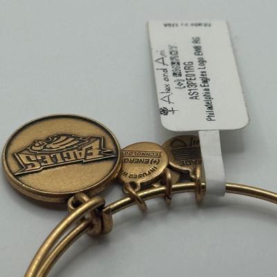 LOT 92J: Alex and Ani NFL Philadelphia Eagles Charm Bracelets