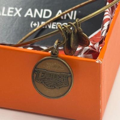 LOT 92J: Alex and Ani NFL Philadelphia Eagles Charm Bracelets