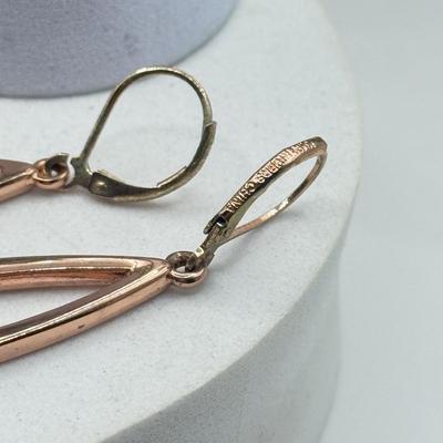 LOT 93J: Rose Gold Chains, Flower Wire Pierced Earrings, Owl Stretch Ring & More