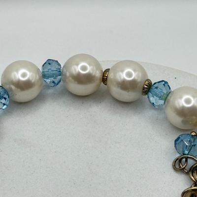 LOT 97J: Betsey Johnson Summer Fish Ocean Charm Bracelet