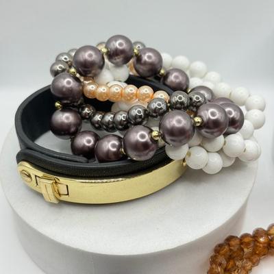 LOT 99J: Collection of Beaded Bracelets